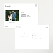 "Pretty Picado" - Baby Shower Invitations in Marigold by Jessie Steury - Back of Card Options