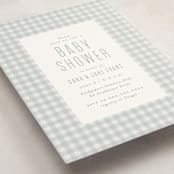 "Charming" - Baby Shower Invitations in Sky by Lea Delaveris - Detail
