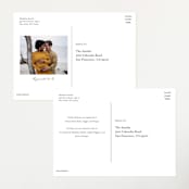 "scandinavian flower" - Baby Shower Invitations in Blush by Sara Hicks Malone - Back of Card Options