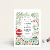 "Backyard Bbq" - Baby Shower Invitations in Ketchup by Paper Sun Studio - Front