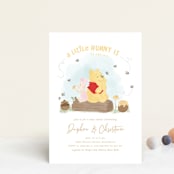 "Disney's Winnie The Pooh a little hunny" - Baby Shower Invitations in Sky by Creo Study - Front