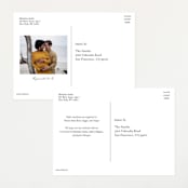"Safari Adventure" - Baby Shower Invitations in Cotton by Randi Cirelli - Back of Card Options