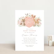 "Banner announcement" - Baby Shower Invitations in Petal by Jennifer Wick - Front