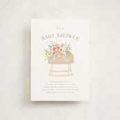 "Baby Basket" - Baby Shower Invitations in Summer by Itsy Belle Studio - Front