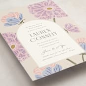 "Spring Blooms" - Baby Shower Invitations in Petal by Brandy Folse - Detail