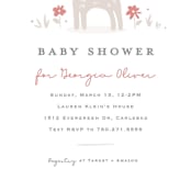 "Sweet Farm" - Baby Shower Invitations in Poppy by Carolyn MacLaren - Detail