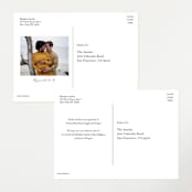 "belle" - Baby Shower Invitations in Meadow by Petra Kern - Back of Card Options