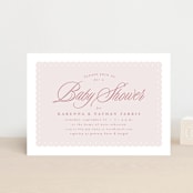 "Sweet scallop" - Baby Shower Invitations in Ballerina by Lea Delaveris - Front