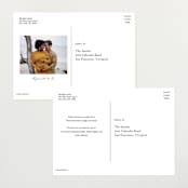 "Briar" - Baby Shower Invitations in Sunshine by Kate Ahn - Back of Card Options