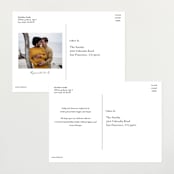 "China Tea Set" - Baby Shower Invitations in Blush by Ani Somi - Back of Card Options