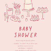 "atherina" - Baby Shower Invitations in Creme by chocomocacino - Detail