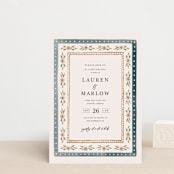 "Americana" - Baby Shower Invitations in Sea by leslie hamer - Front
