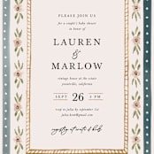 "Americana" - Baby Shower Invitations in Sea by leslie hamer - Detail
