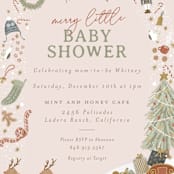 "My Favorite Things" - Baby Shower Invitations in Gumdrop by Joanna Griffin - Detail