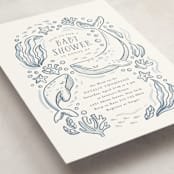 "Ocean Love" - Baby Shower Invitations in Ocean by Monika Torun - Detail