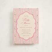 "Very Berry" - Baby Shower Invitations in Berry by letterfix - Front