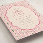 "Very Berry" - Baby Shower Invitations in Berry by letterfix - Detail