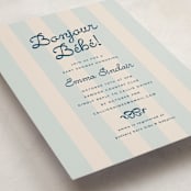 "Mariniere" - Baby Shower Invitations in Marina by Olivia Raufman - Detail