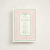 "Polka Dot Frame" - Baby Shower Invitations in Strawberry by Erin German - Front