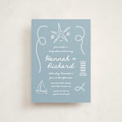 "nautical celebration" - Baby Shower Invitations in Powder Blue by Claudia Orengo - Front