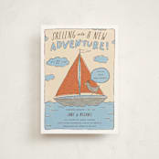 "Sail Ahoy" - Baby Shower Invitations in Buoy by Vera Lim - Front