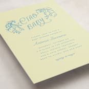 "Ciao Baby" - Baby Shower Invitations in Lemonade by Pati Cascino - Detail