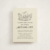 "Nesting era" - Baby Shower Invitations in Beetle by Creo Study - Front