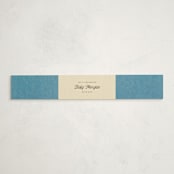 "Vintage Teddy" - Baby Shower Belly Bands in Glacier by Kimberly Morgan - Front
