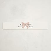"Gift" - Baby Shower Belly Bands in Blush by AK Graphics - Front