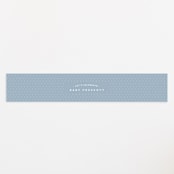 "A cute stripe" - Baby Shower Belly Bands in Sky by Lea Delaveris - Front