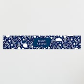 "Cloud Cover" - Baby Shower Belly Bands in Midnight by Lehan Veenker - Front