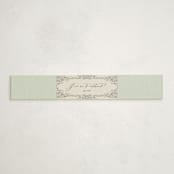 "Little Welcome" - Baby Shower Belly Bands in Seafoam by Jackie Crawford - Front