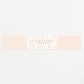 "Lil Pumpkin" - Baby Shower Belly Bands in Blush by Creo Study - Front