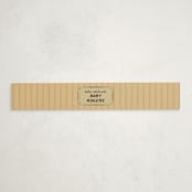 "Little Explorer" - Baby Shower Belly Bands in Butter by Jenna Holcomb - Front