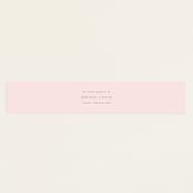 "Whisper" - Baby Shower Belly Bands in Blush by Sara Hicks Malone - Front