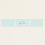 "Storybook Stack" - Baby Shower Belly Bands in Peony by Lehan Veenker - Front