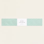 "Woodland" - Baby Shower Belly Bands in Forest by Lori Wemple - Front