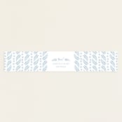 "Foxy Baby Shower" - Baby Shower Belly Bands in Denim by Hallie Fischer - Front