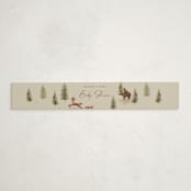 "Forest Adventure" - Baby Shower Belly Bands in Olive by Elly - Front