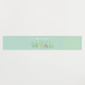 "Little pups" - Baby Shower Belly Bands in Mint by Jennifer Wick - Front