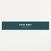 "Not a shower" - Baby Shower Belly Bands in Jungle by Lea Delaveris - Front