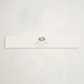 "Pram Bouquet" - Baby Shower Belly Bands in Cloud by Everett Paper Goods - Front