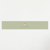 "Woodland" - Baby Shower Belly Bands in Greige by Itsy Belle Studio - Front