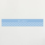 "Arch" - Baby Shower Belly Bands in Powder by Jen Owens - Front