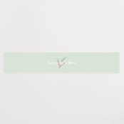 "Tweet Tweet" - Baby Shower Belly Bands in Blush by Itsy Belle Studio - Front
