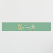 "Petite Safari" - Baby Shower Belly Bands in Mint by Jennifer Wick - Front
