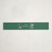 "Winter Wonderland" - Baby Shower Belly Bands in Sky by Jennifer Wick - Front
