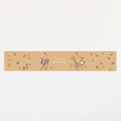 "Woodland autumn" - Baby Shower Belly Bands in Pumpkin by Jennifer Wick - Front