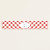 "Backyard Bbq" - Baby Shower Belly Bands in Ketchup by Paper Sun Studio - Front