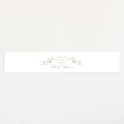 "Blooming Stork" - Baby Shower Belly Bands in Cornflower by Susan Zinader - Front